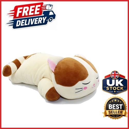 Brown sleeping cat - brown, hugging