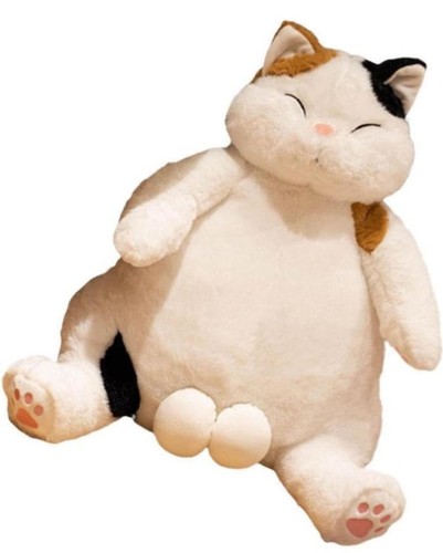 Charming stuffed cat sleeping - charming,