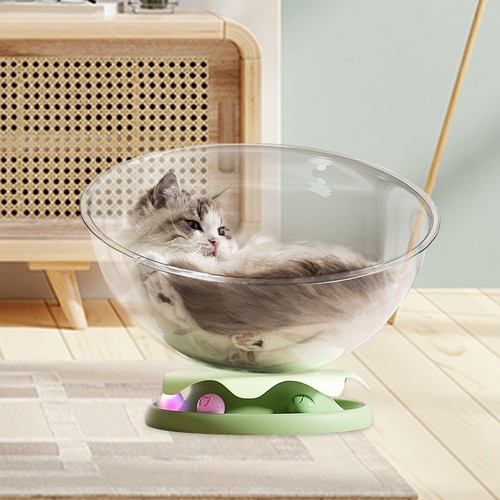 Space capsule cat bed - space,