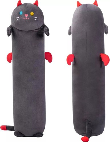 Long cat plush pillow 36in - plush,