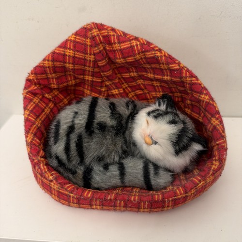 Vintage realistic fur sleeping - realistic,