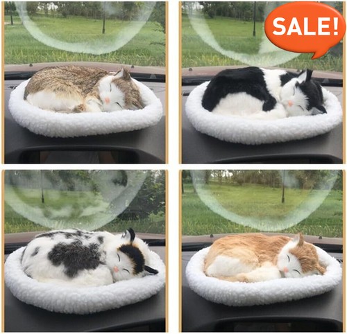 Realistic sleeping cat toy - realistic,