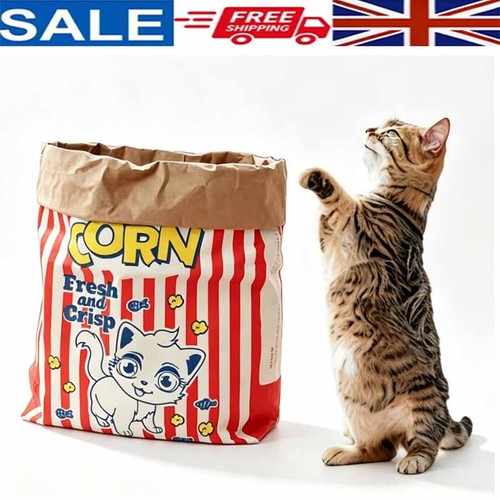 Cat crinkle bag sack kraft - crinkle,