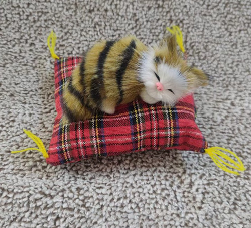 Lifelike sleeping cat - lifelike,