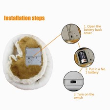 ɪRealistic Sleeping Cat Toy