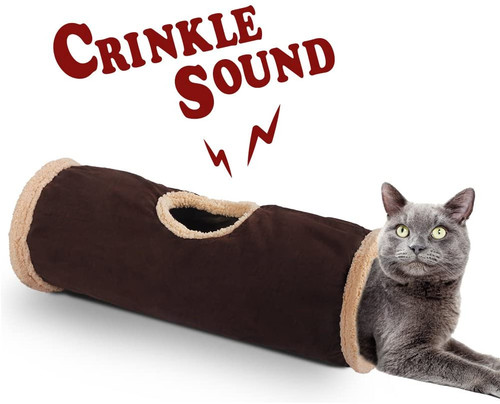 Cat tunnel collapsible pet - cat,