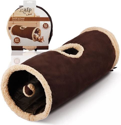 Cat tunnel collapsible pet - tunnel,