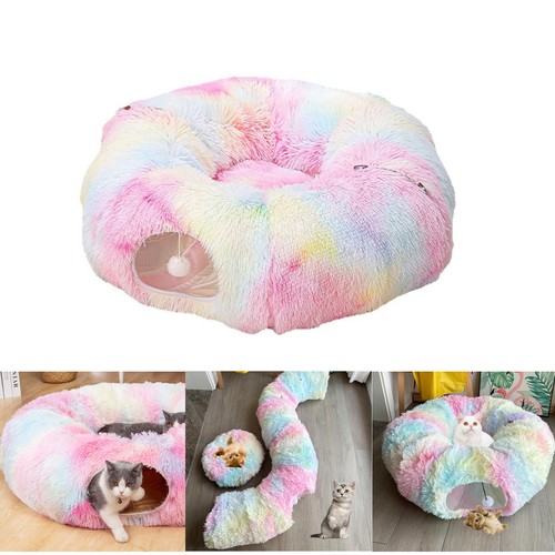 Cat tunnel collapsible pet - cat,