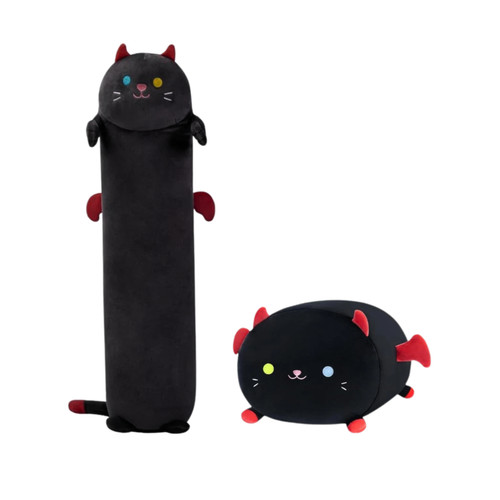 Long cat pillow plush sleeping - cat,
