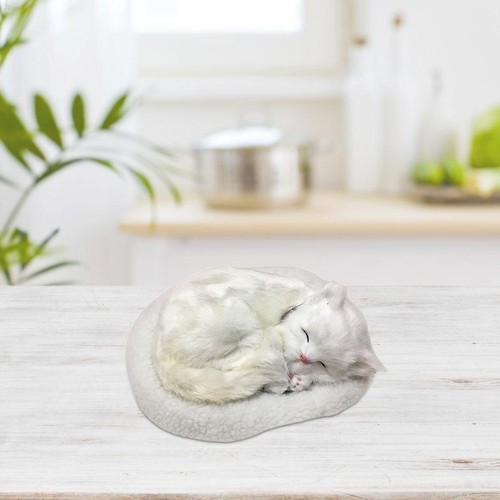 Realistic sleeping cat toy - sleeping,