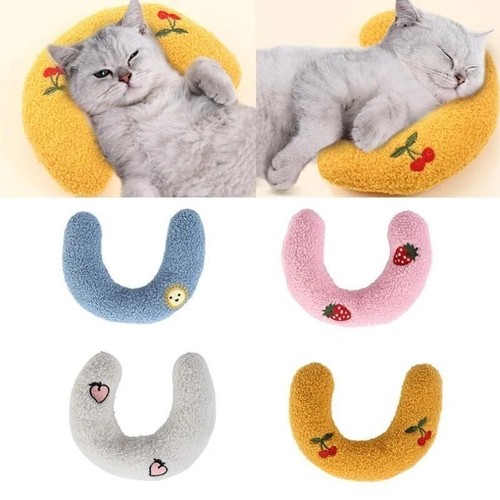 Soft shaped cat pillow pet - soft, u-shaped