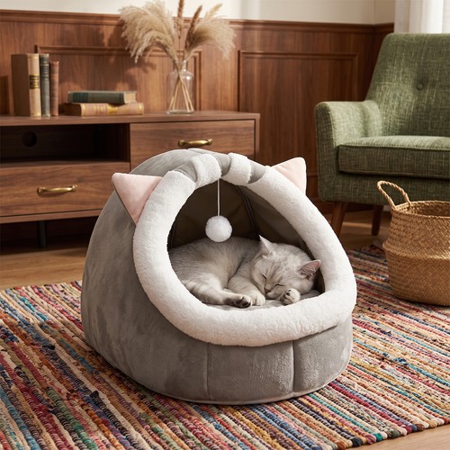 Cat bed cave house warm - bed,